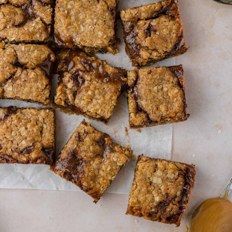 caramel oatmeal bars