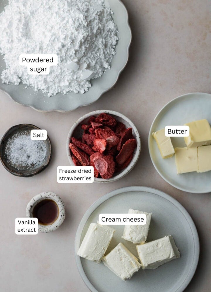 strawberry cream cheese frosting ingredients