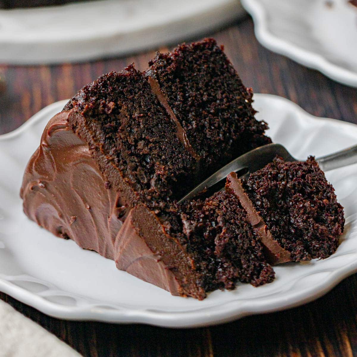 Chocolate Cake with Chocolate Ganache