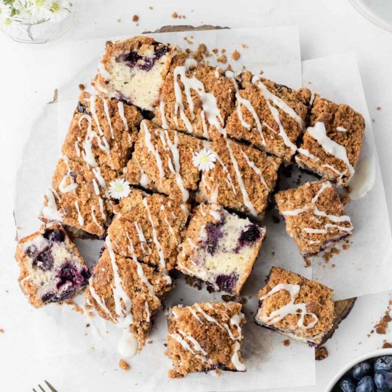 featured photo of blueberry coffee cake