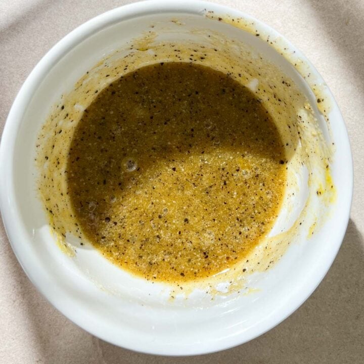 frangipane layer for brown butter almond blondies