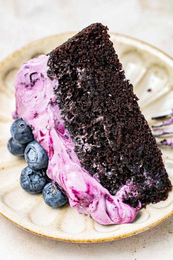 Blueberry Chocolate Cake | Sift With Kima