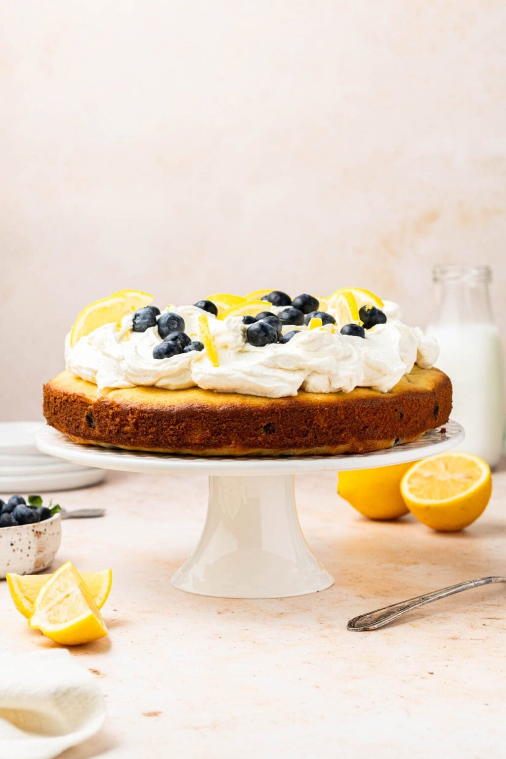 Lemon Blueberry Mascarpone Cake | Sift With Kima