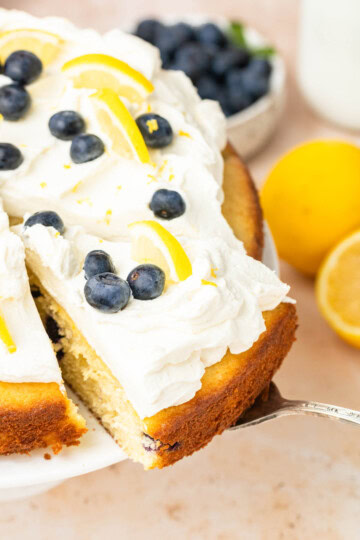 Lemon Blueberry Mascarpone Cake | Sift With Kima