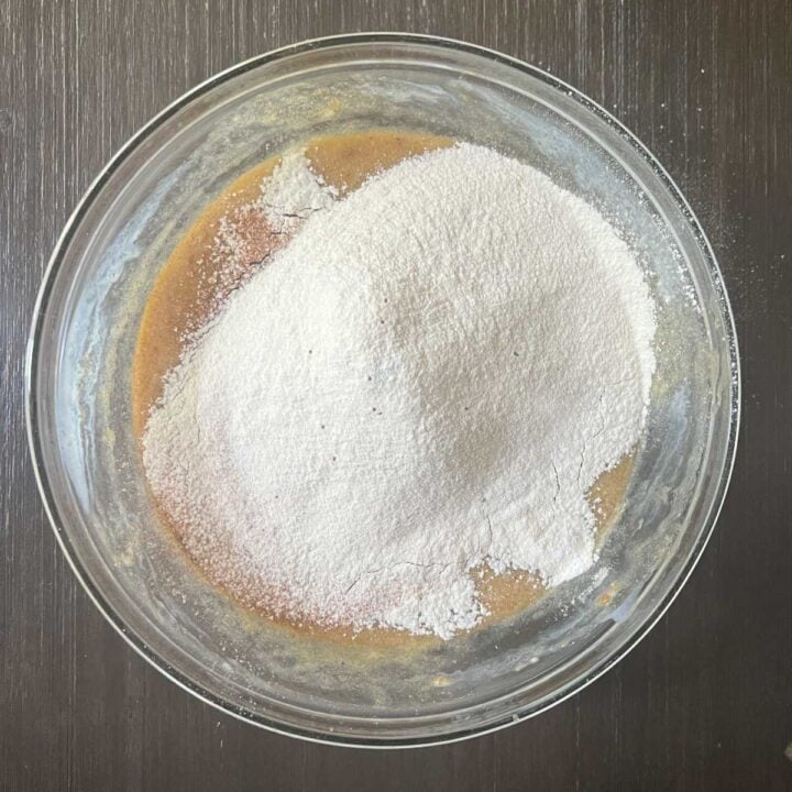 add all the dry ingredients and mix