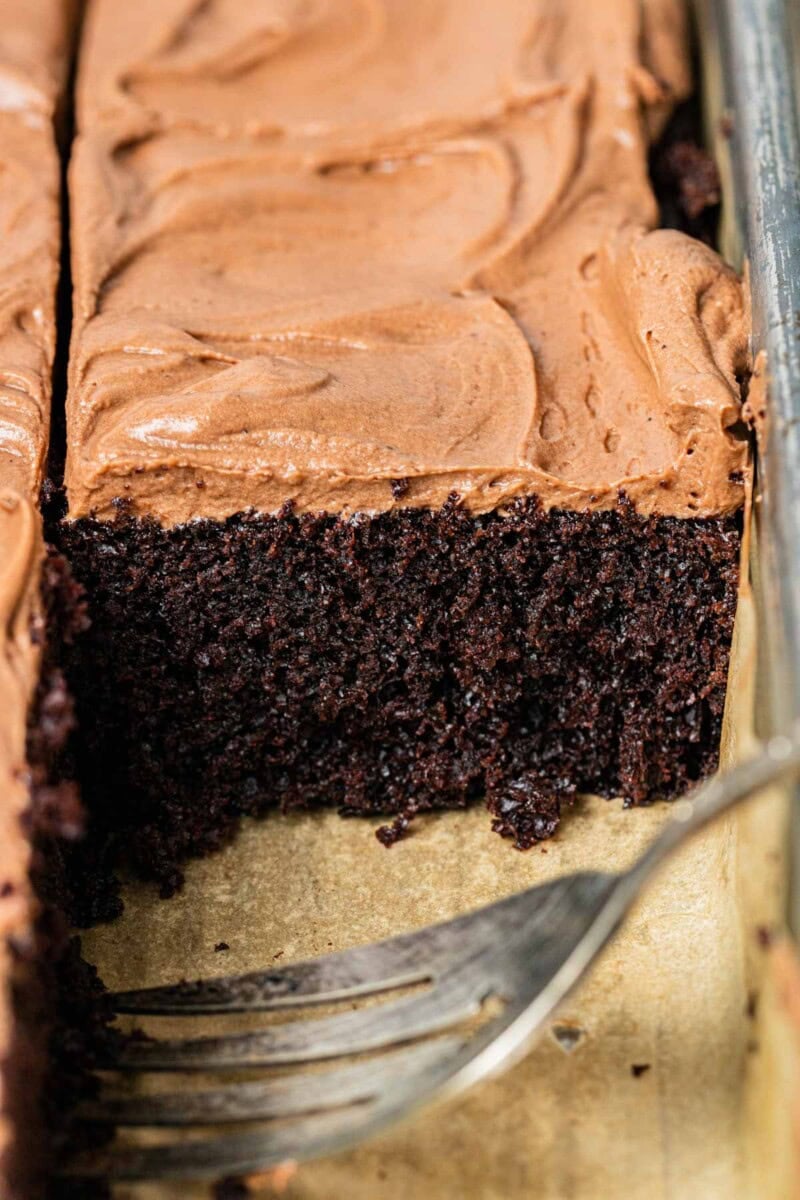 Chocolate Sheet Cake with Cream Cheese Frosting | Sift With Kima
