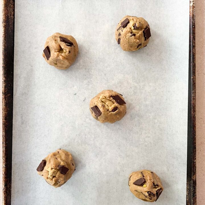 place them on a baking tray