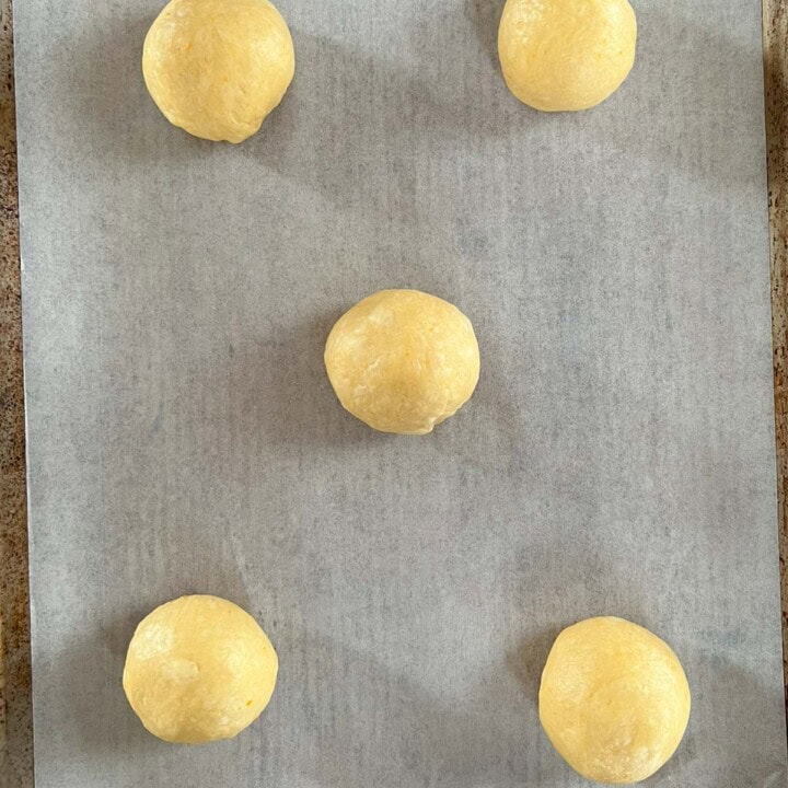 brioche dough balls