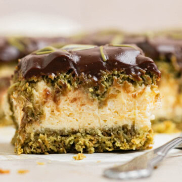 dubai chocolate cheesecake bars