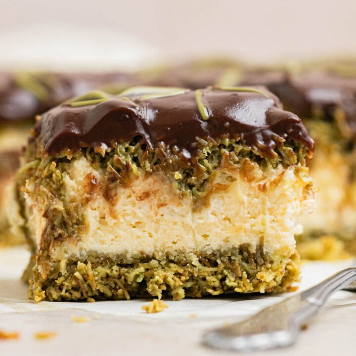 dubai chocolate cheesecake bars