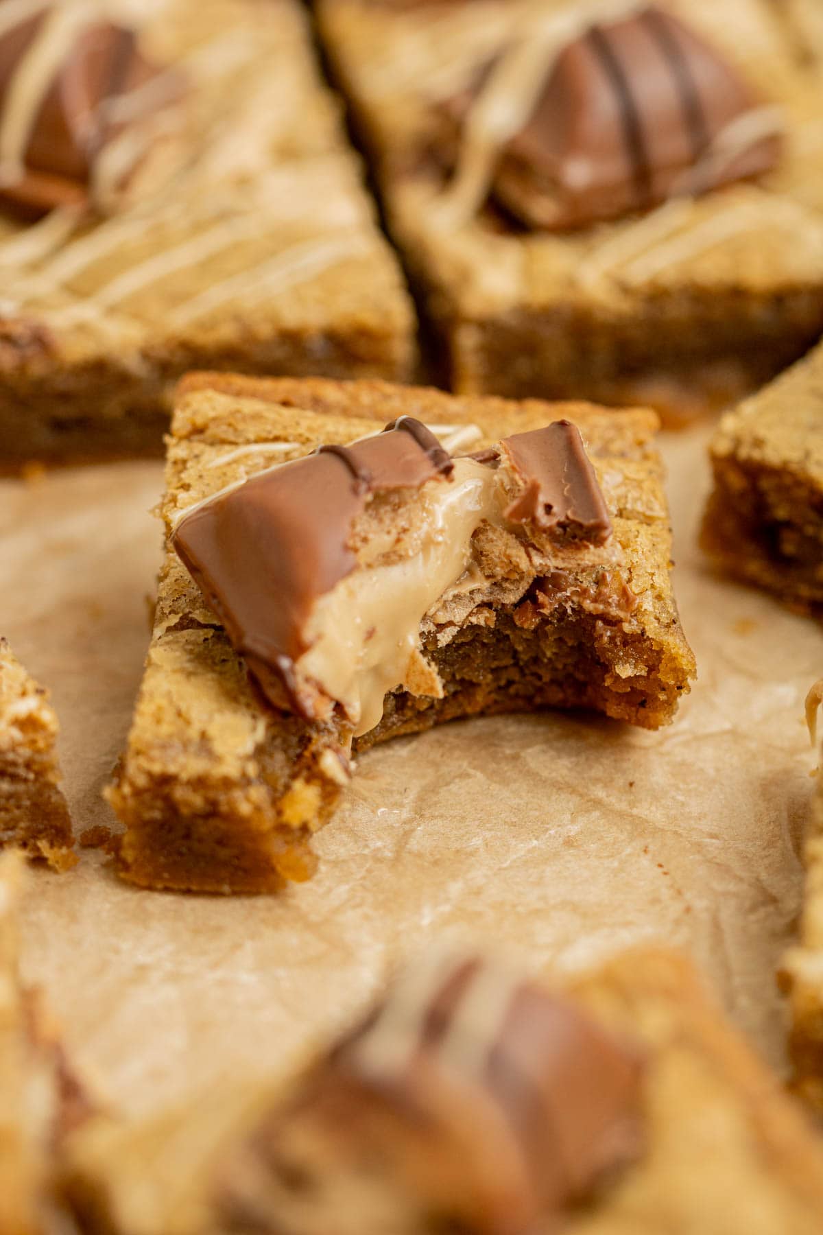 brown butter hazelnut blondies