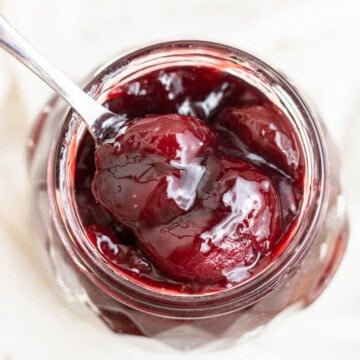 small batch cherry compote