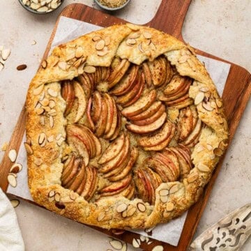 Apple Frangipane Galette